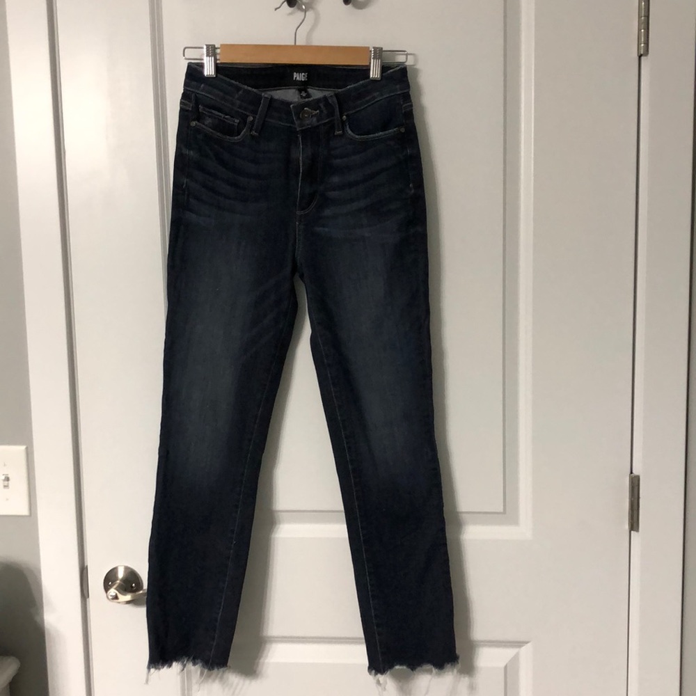 Paige Denim raw hem jeans